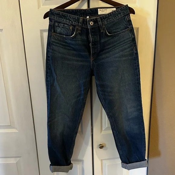 Rag & Bone Indigo Denim Jeans - Picture 6 of 6